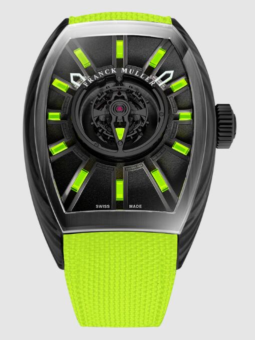 Franck Muller Grand Central Tourbillon Curvex CX Flash Replica Watch Cheap Price CX 36 T CTR CARBONE TTNRBR
